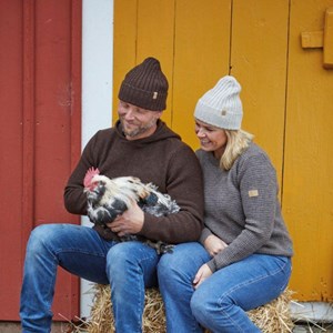 Bonnet tricoté côtelé ivanhoe en laine