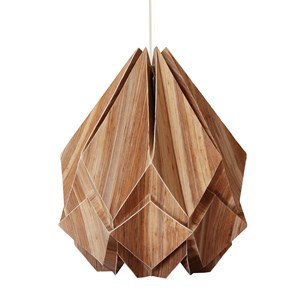 Suspension origami en ecowood et papier - taille m