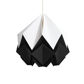 Suspension origami bicolore en papier - taille s