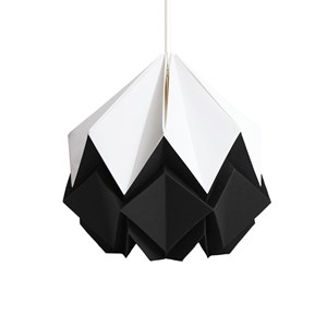 Suspension origami bicolore en papier - taille s