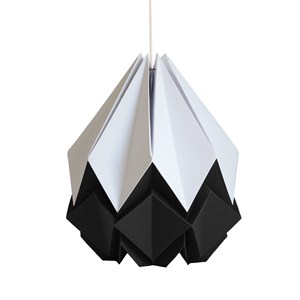 Suspension origami bicolore en papier - taille xl