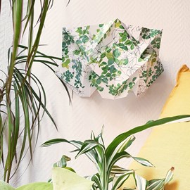 Applique murale origami en papier - motif printemps