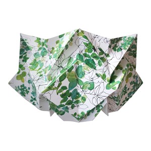 Applique murale origami en papier - motif printemps