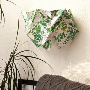 Applique murale origami en papier - motif printemps