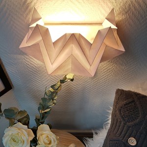 Applique murale origami en papier