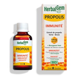 Herbalgem - propolis gouttes immunité - bio