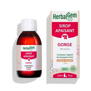 Herbalgem - sirop apaisant gorge - bio