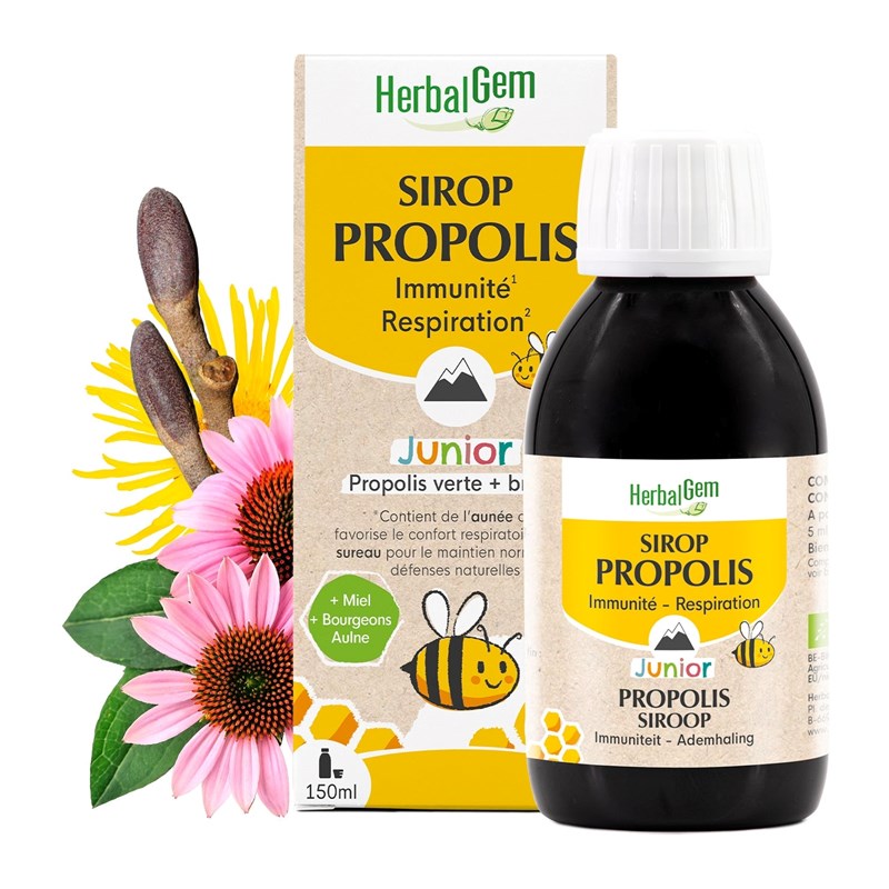 Herbalgem - sirop à la propolis - enfants - bio