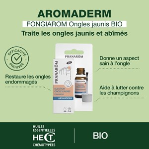 Pranarom - solution ongles jaunis - bio