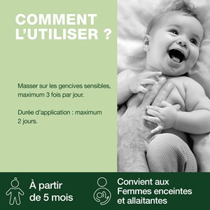 Pranarom - gel gingival pour poussées dentaires - bio
