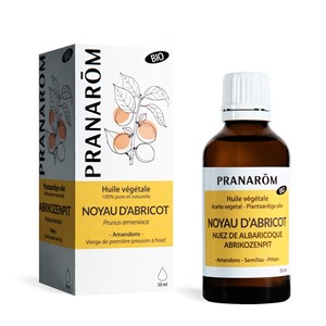 Pranarom - huile végétale de noyau d’abricot - bio - 50 ml