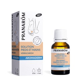 Pranarom - solution anti-verrues pieds et mains - bio - 10 ml
