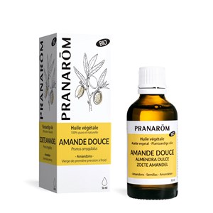 Pranarom - huile végétale d'amande douce - bio - 50 ml