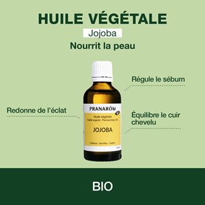Pranarom - huile végétale de jojoba - bio