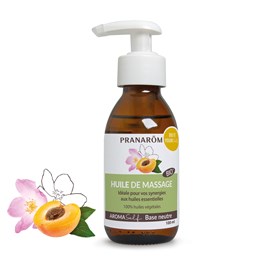 Pranarom - huile de massage - bio - 100 ml