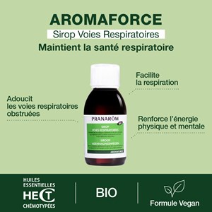 Pranarom - sirop - voies respiratoires - bio