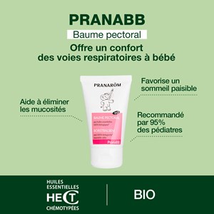 Pranarom - baume pectoral bébé - bio