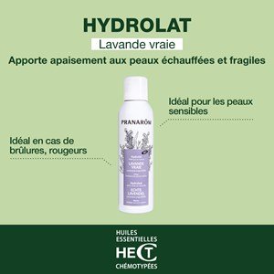 Pranarom - hydrolat de lavande vraie - bio