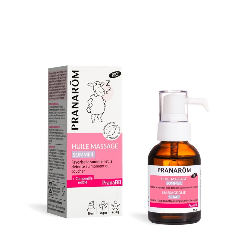 Pranarom - huile de massage - sommeil - bio