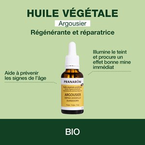 Pranarom - huile végétale d'argousier - bio