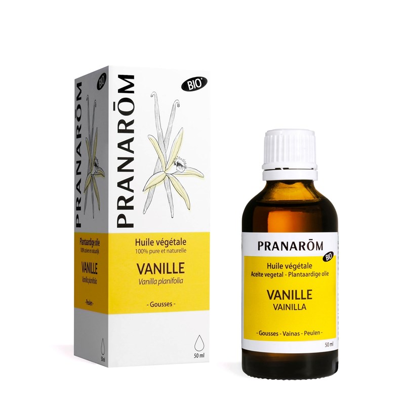 Pranarom - huile végétale de vanille - bio - 50 ml