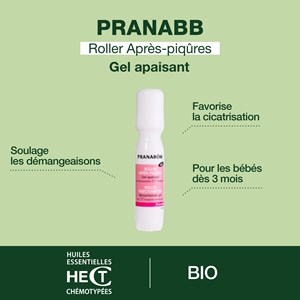 Pranarom - roller après piqûres bébé - bio