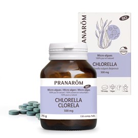 Pranarom - chlorella - bio - 150 comprimés