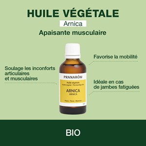 Pranarom - huile végétale d'arnica