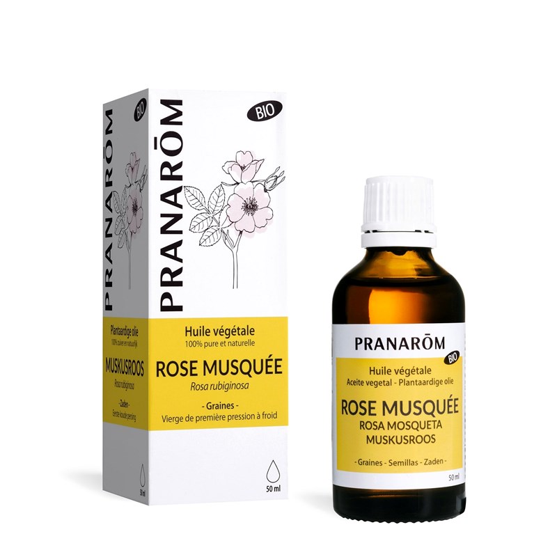 Pranarom - huile végétale de rose musquée - bio - 50 ml