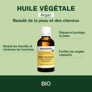 Pranarom - huile végétale d'argan - bio