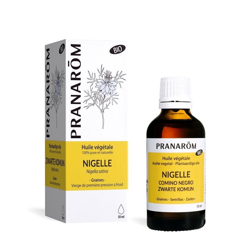 Pranarom - huile végétale de nigelle - bio - 50 ml