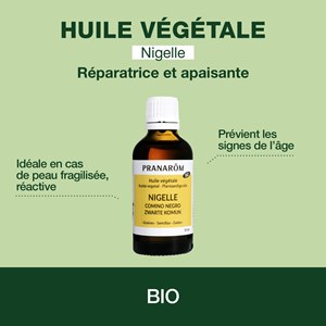 Pranarom - huile végétale de nigelle - bio