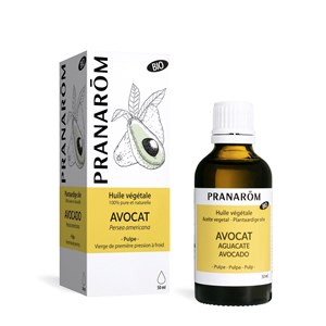 Pranarom - huile végétale d'avocat - bio - 50 ml