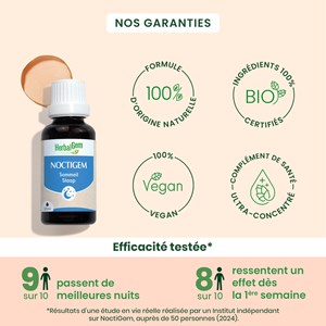 Herbalgem - complexe sommeil noctigem - bio
