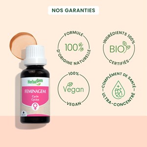 Herbalgem - feminagem - cycle menstruel - bio