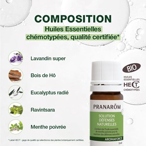 Pranarom - solution - défenses naturelles - bio