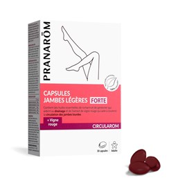 Pranarom - capsules forte - jambes légères - 30 capsules