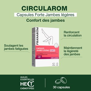 Pranarom - capsules forte - jambes légères