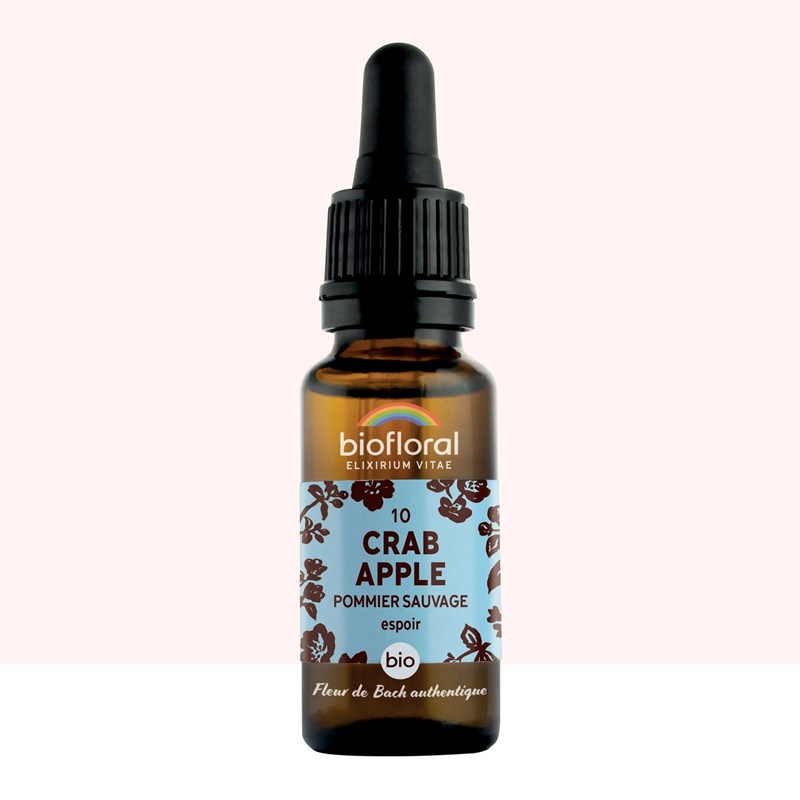 Biofloral - fleur de bach n°10 crab apple, pommier sauvage - bio demeter