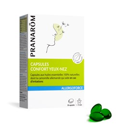 Pranarom - capsules confort yeux-nez - 30 capsules