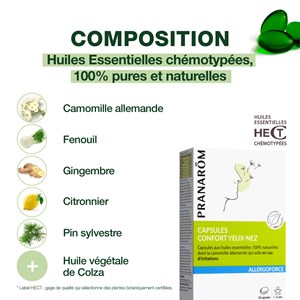 Pranarom - capsules confort yeux-nez
