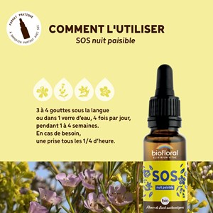 Biofloral - sos secours nuit paisible - bio