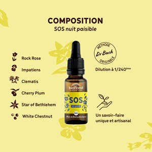 Biofloral - sos secours nuit paisible - bio