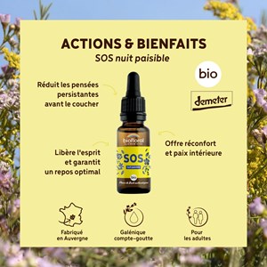 Biofloral - sos secours nuit paisible - bio