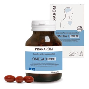 Pranarom - capsules d'omega 3 - forte - bio - 60 capsules