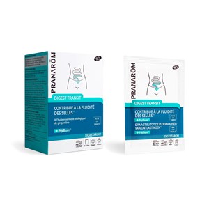 Pranarom - digest transit - contribue à la fluidité des selles - bio - 10 x 6 gr