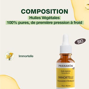 Pranarom - huile végétale d'immortelle (hélichryse) - bio