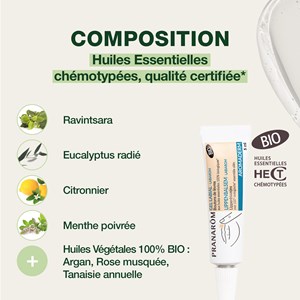 Pranarom - gel labial pour boutons - bio