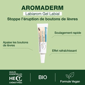 Pranarom - gel labial pour boutons - bio