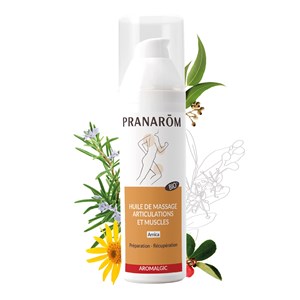 Pranarom - huile de massage pour muscles et articulations - bio - 100 ml